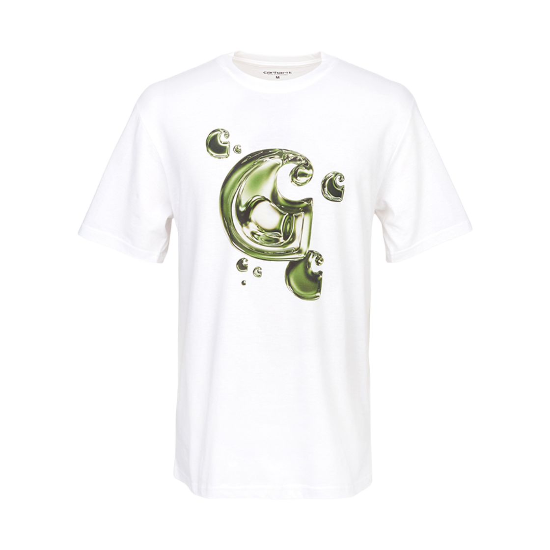 I035204-02-XX Carhartt WIP Solar Chrome Short Sleeve T-Shirt White