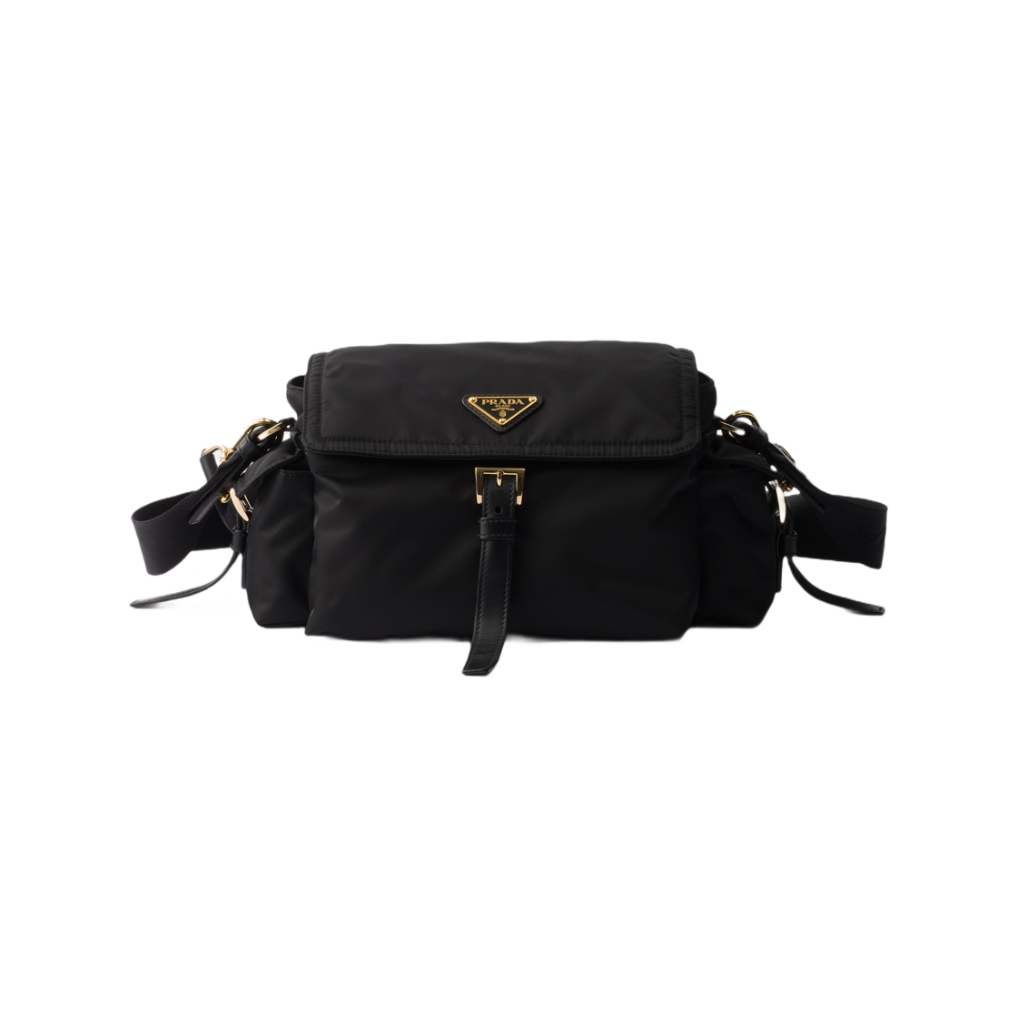 프라다 익스플로어 미디움 리나일론 숄더백 블랙(Prada Explore Medium Re-Nylon Shoulder Bag Black) - 1