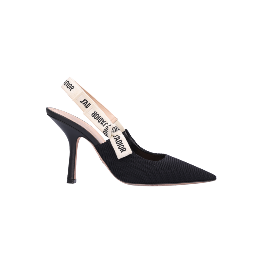 ITAVTE9T5FLV Dior JAdior Slingback Pumps Technical Fabric Black 37.5