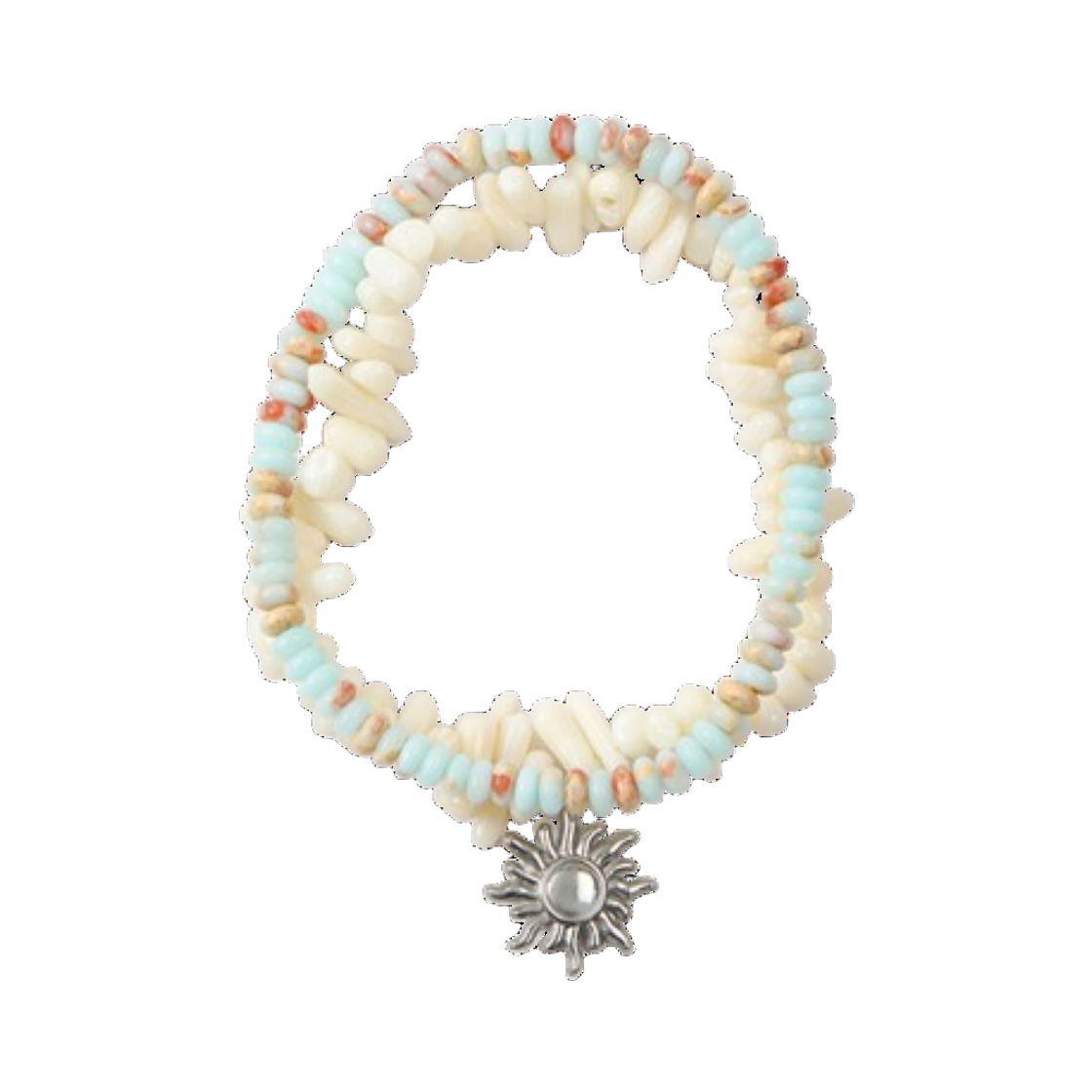 블루 선플라워 오션 하모니 천연석 브레이슬릿(Bluesf Ocean Harmony Bracelet)