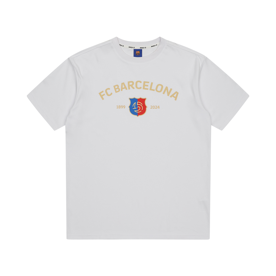 FC 바르셀로나 125주년 반팔 티셔츠 화이트(FC Barcelona 125th Anniversary T-shirt White)