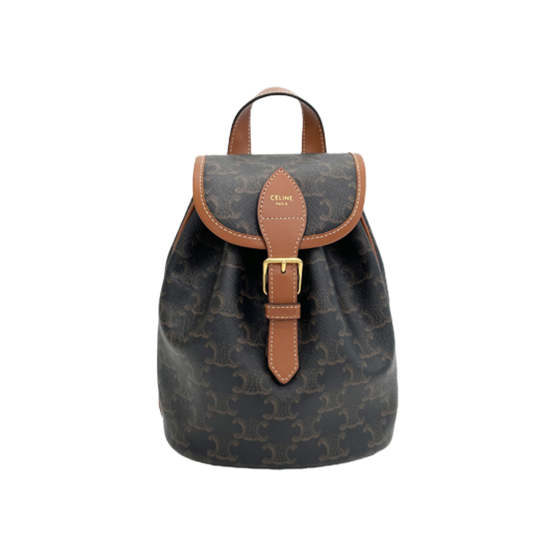 셀린느 미니 폴코 백팩 텐 금장(Celine Mini Folco Backpack Tan Gold Hardware)