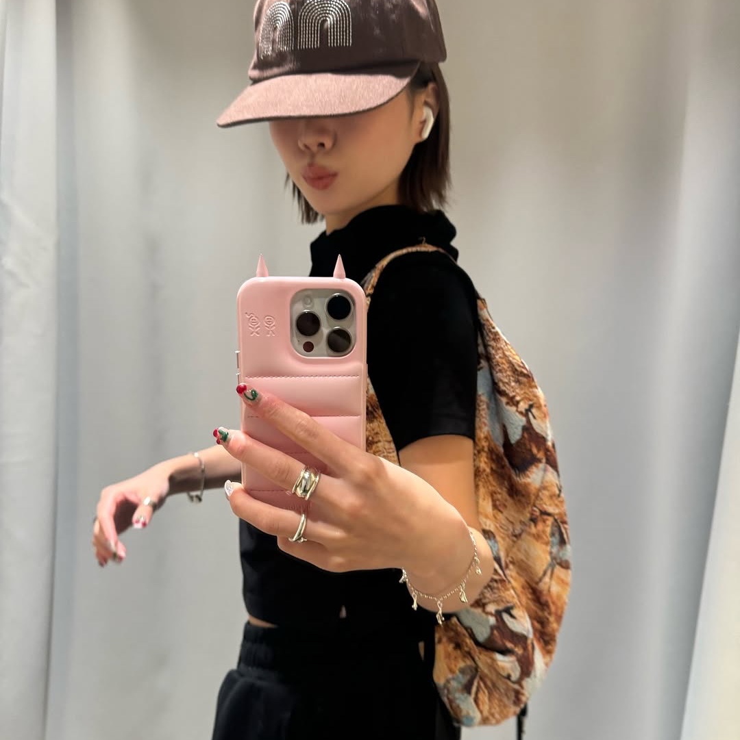 Not New Basic nn Cap Brown, Not New Pattern Duffle Bag Horse 착용 스타일 - 3