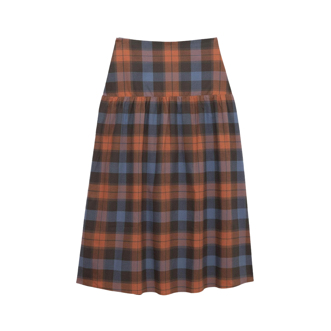 베이스레인지 우먼 갈린 스커트 프레임 플래드 - 25FW(Baserange Women Garlin Skirt Frame Plaid - 25FW)