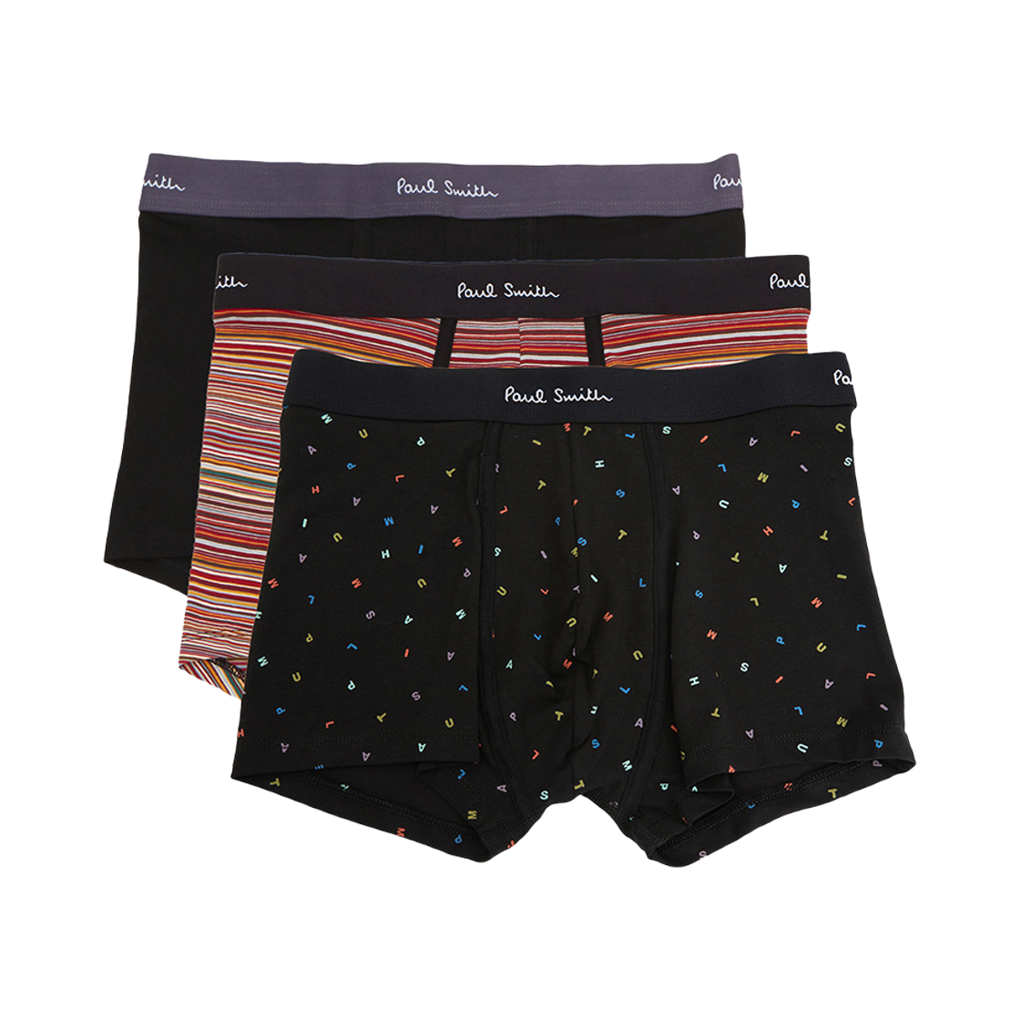 폴 스미스 언더웨어 블랙 (3팩)(Paul Smith Underwear Black (3 Pack))