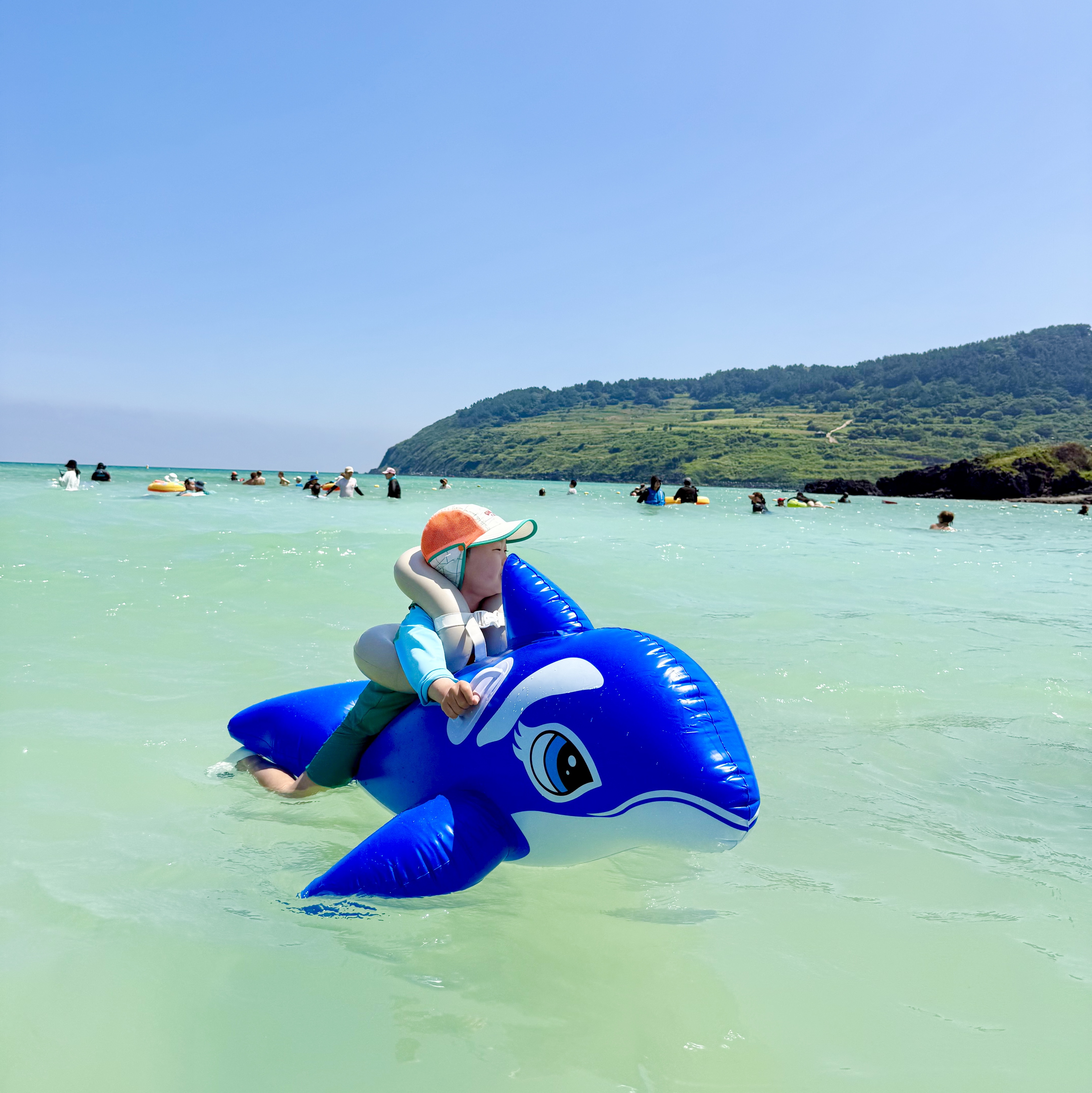 Nike ACG Fly Cap Game Royal, Nike Swim Essential 5 Inch Volley Shorts Game Royal 착용 스타일 - 8