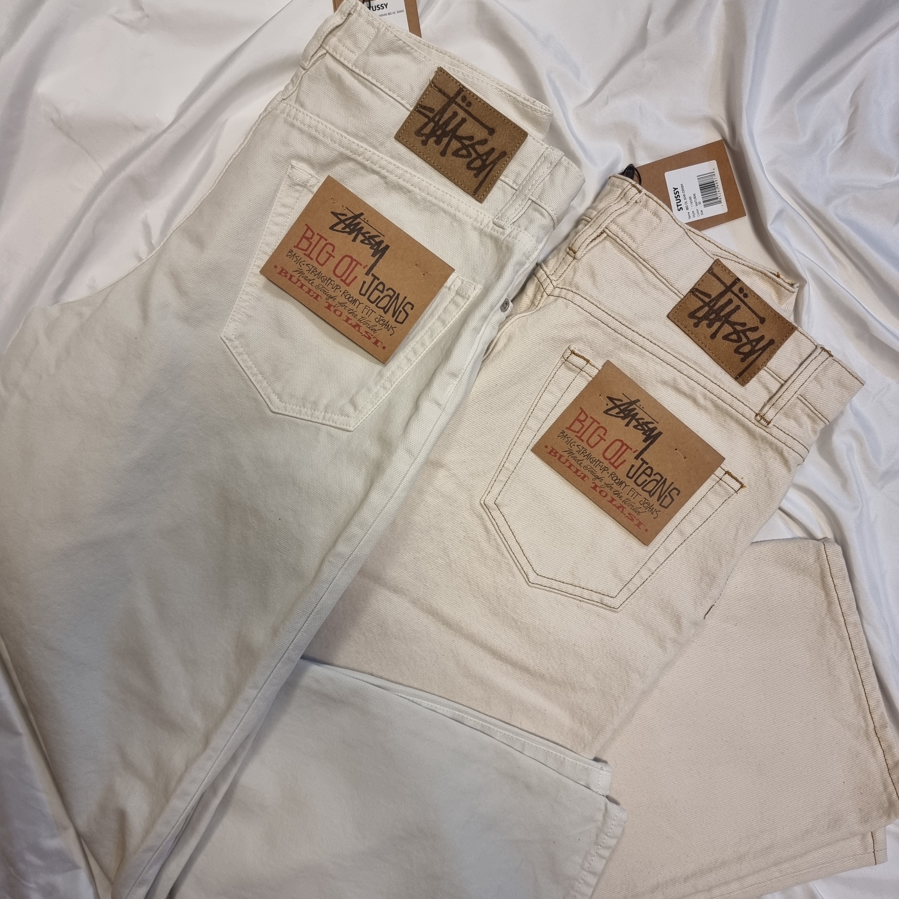 Stussy Washed Canvas Big OL' Jean Bone 착용 스타일