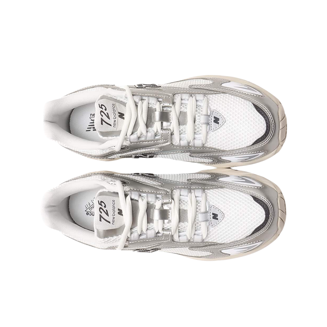 뉴발란스 725 화이트 블랙 - D 스탠다드(New Balance 725 White Black - D Standard) - 2