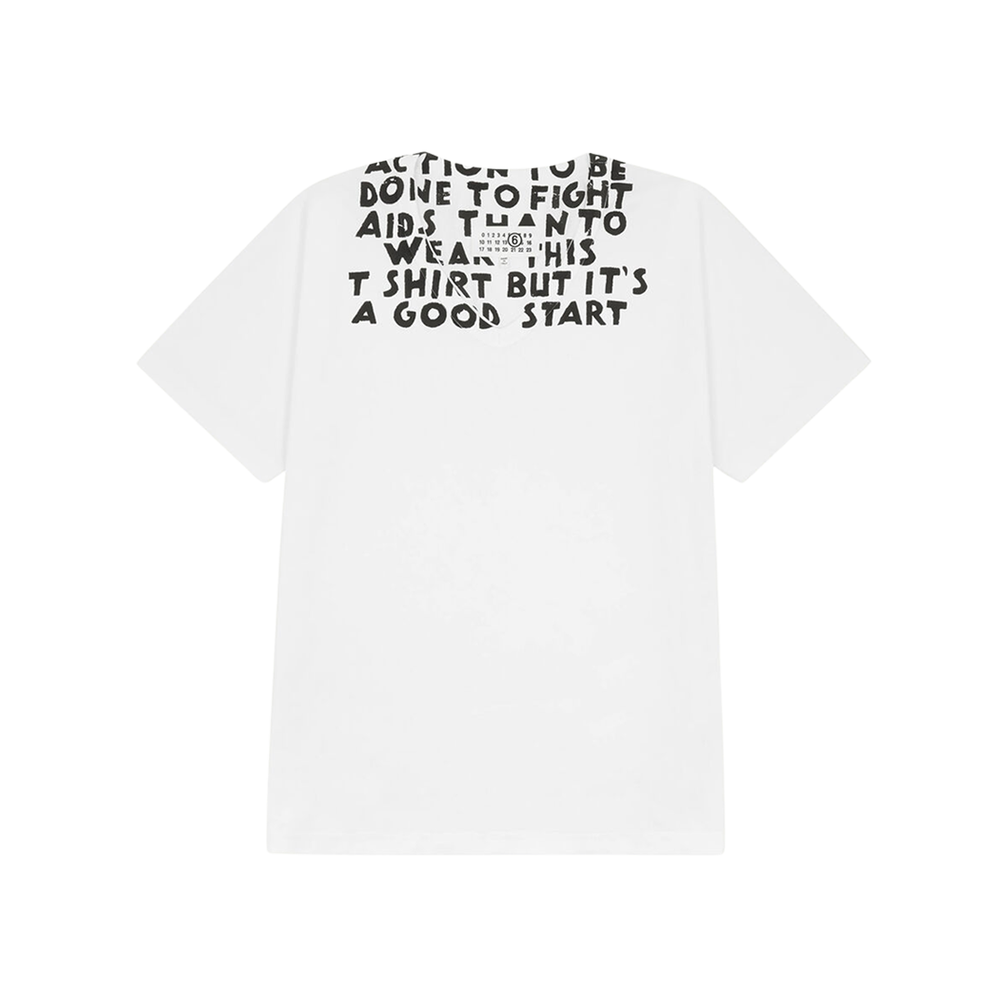 S62GD0203M20108100 (W) MM6 Maison Margiela V-Neck T-Shirt White