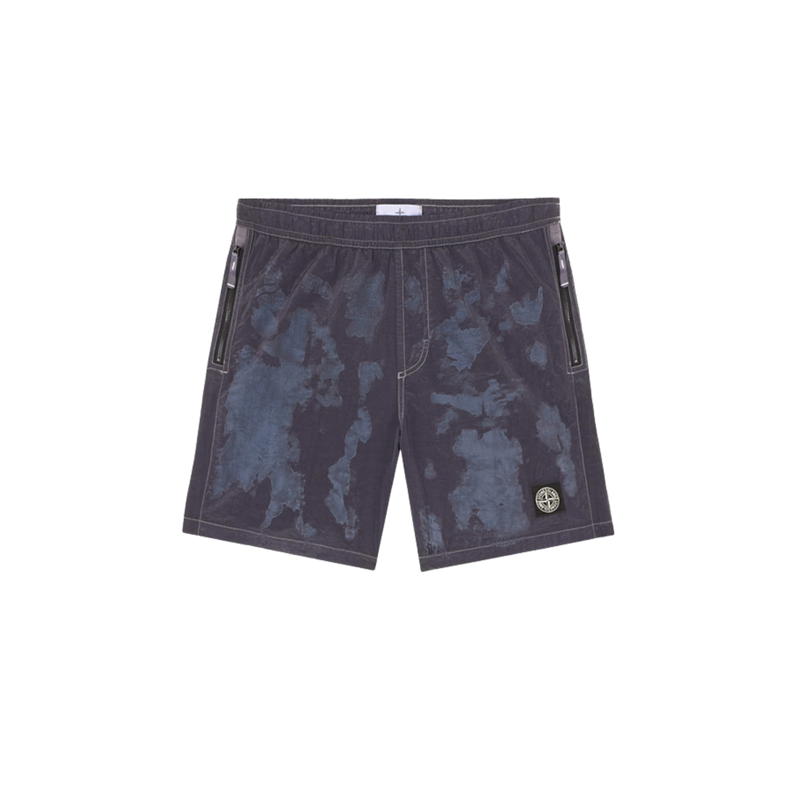 스톤 아일랜드 B100010 나일론 메탈 에코닐 레귤러 핏 롱 스윔 트렁크 리드 그레이 - 25SS(Stone Island B100010 Nylon Metal Econyl Regular Fit Long Swim Trunks Lead Grey - 25SS) - 1
