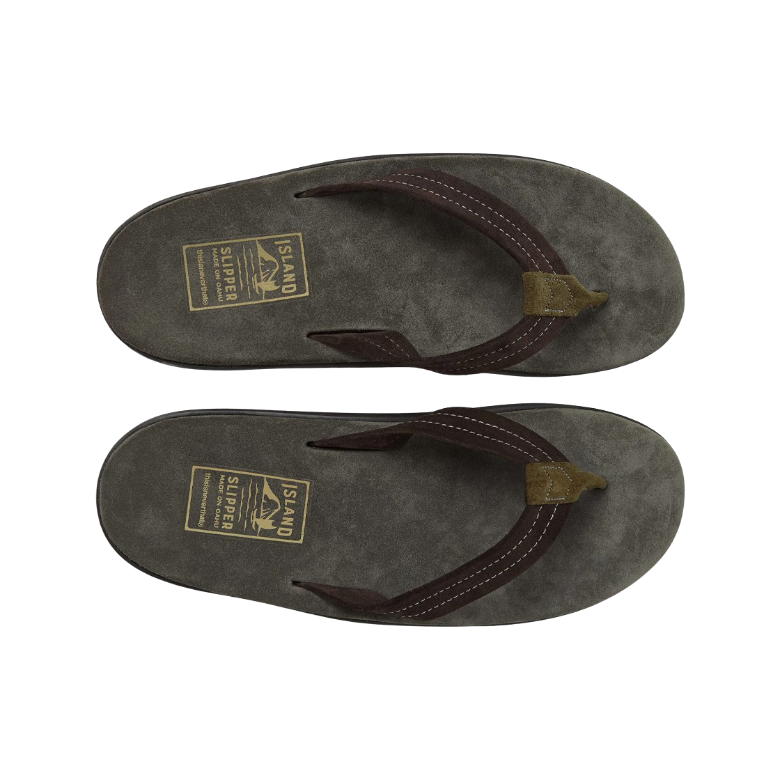 아일랜드 슬리퍼 x 디스이즈네버댓 클래식 스웨이드 차콜(Island Slipper x Thisisneverthat Classic Suede Charcoal) - 2