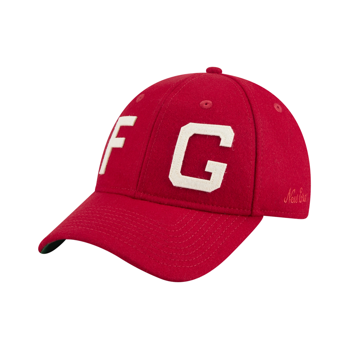 뉴에라 x 피어 오브 갓 9포티 캔자스시티 모나크스 어드저스터블 캡 레드(New Era x Fear of God 9forty Kansas City Monarchs Adjustable Cap Red) - 1
