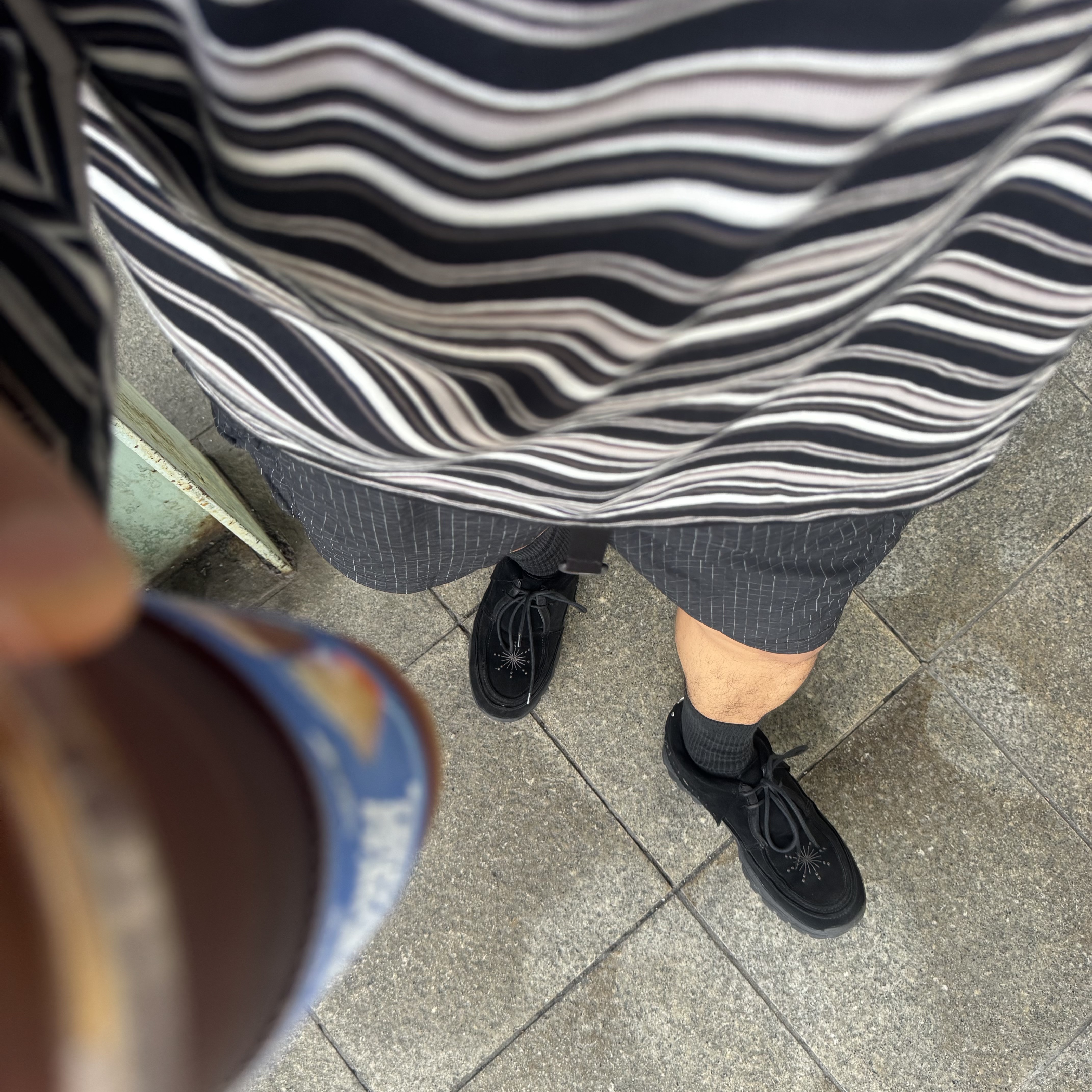 [KREAM 단독] Millo Archive X Negative Three Crescendo Desert Boots Black 착용 스타일 - 2