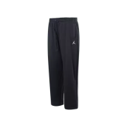 Jordan Brooklyn Fleece Oversized Open-Hem Pants Black Sail (IB7238-010)