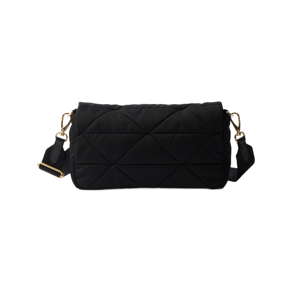 프라다 패딩 리나일론 숄더백 블랙(Prada Padded Re-Nylon Shoulder Bag Black) - 2