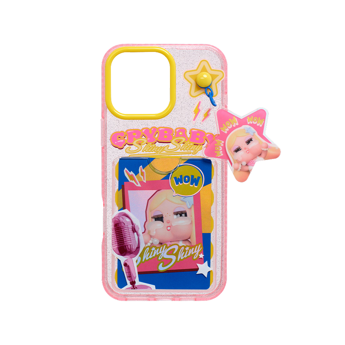 - Pop Mart Crybaby Shiny Shiny Series Phone Case iPhone 15 Pro Max