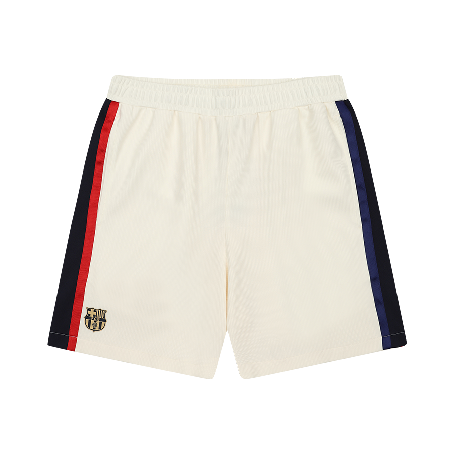 FC 바르셀로나 레트로 저지 셋업 쇼츠 아이보리(FC Barcelona Retro Jersey Setup Shorts Ivory)