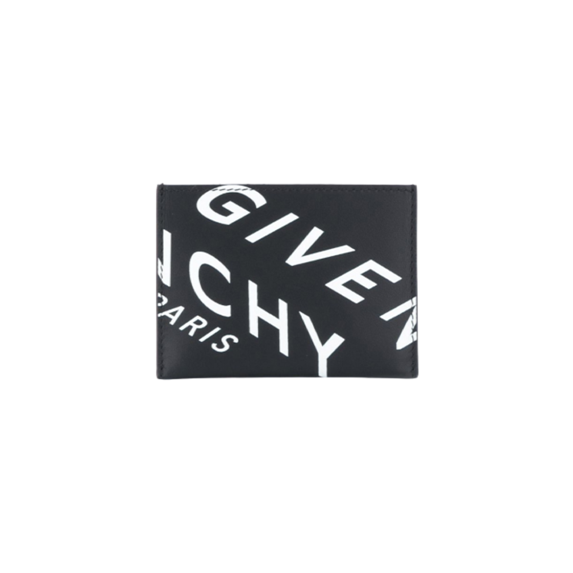 BK6003K0XG-004 Givenchy Refracted Logo Card Holder Black White