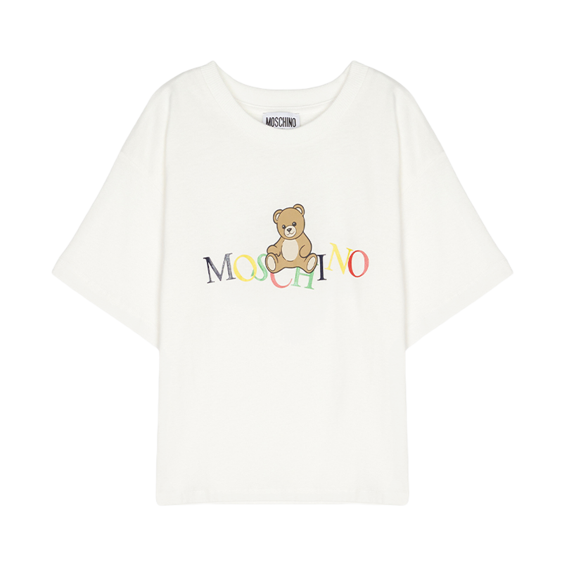 HPM05G-LAA10-10063 (Kids) Moschino Short Sleeve T-Shirt White