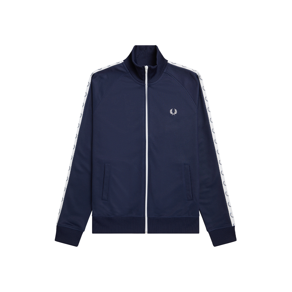 AFPM223J620-885 Fred Perry Taped Track Jacket Carbon Blue