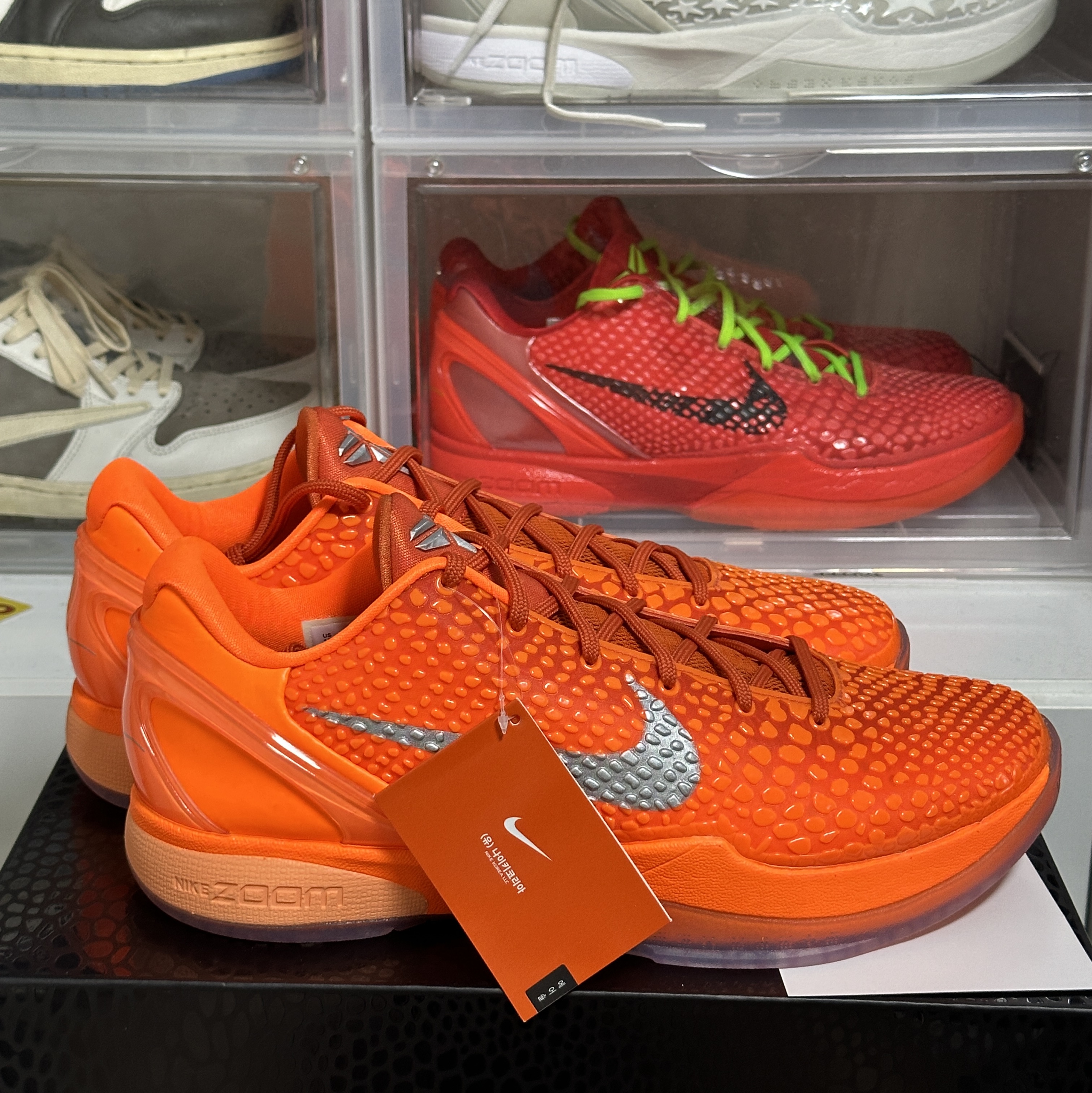 Nike Kobe 6 Protro Total Orange, Nike Kobe 6 Protro Reverse 착용 스타일