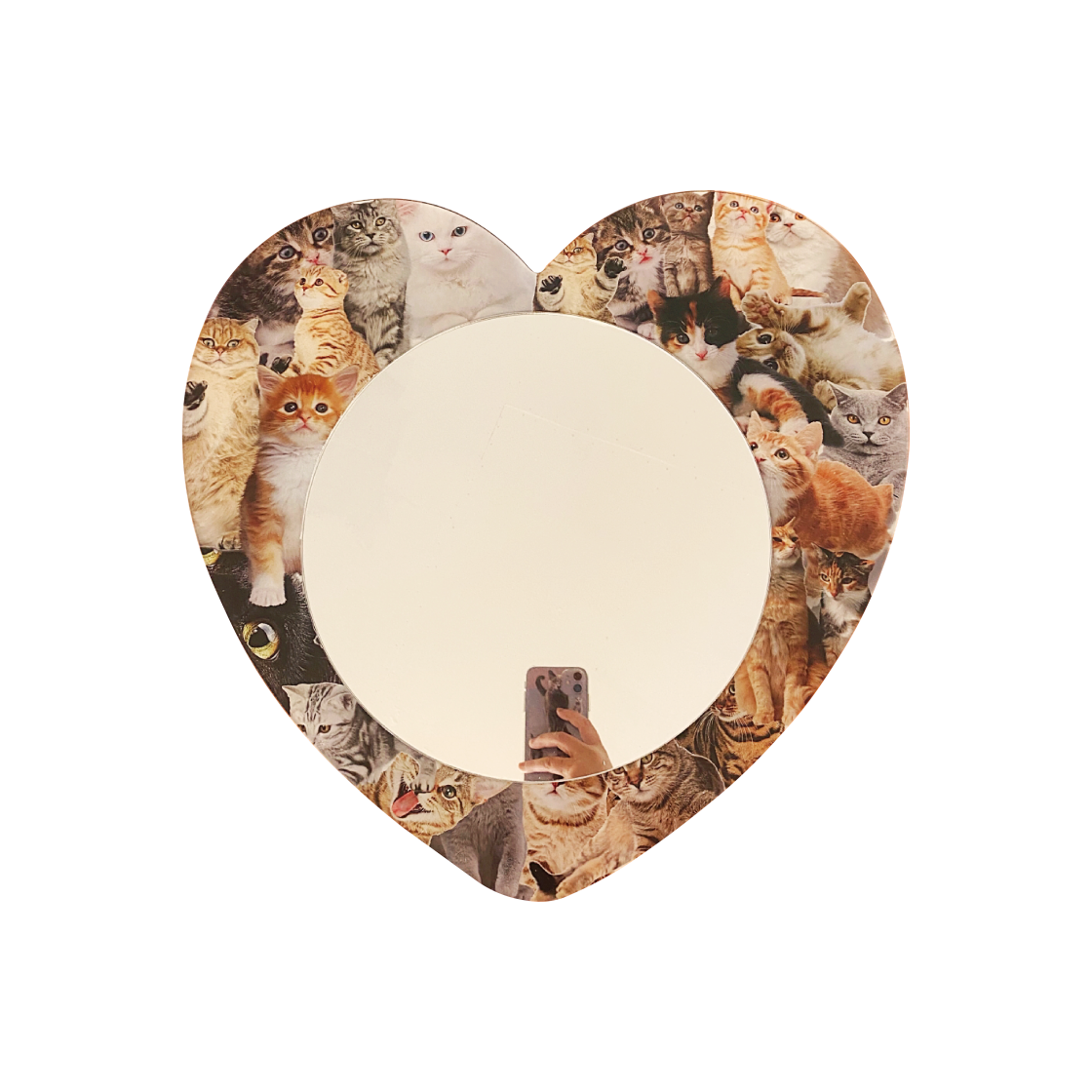 유라이크왓 러브캣 아크릴 거울([3% 포인트 적립] you like what Love Cat Acrylic Mirror)