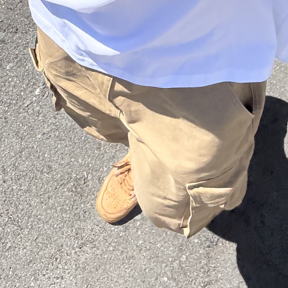 Nike Air Force 1 '07 WB Flax 착용 스타일
