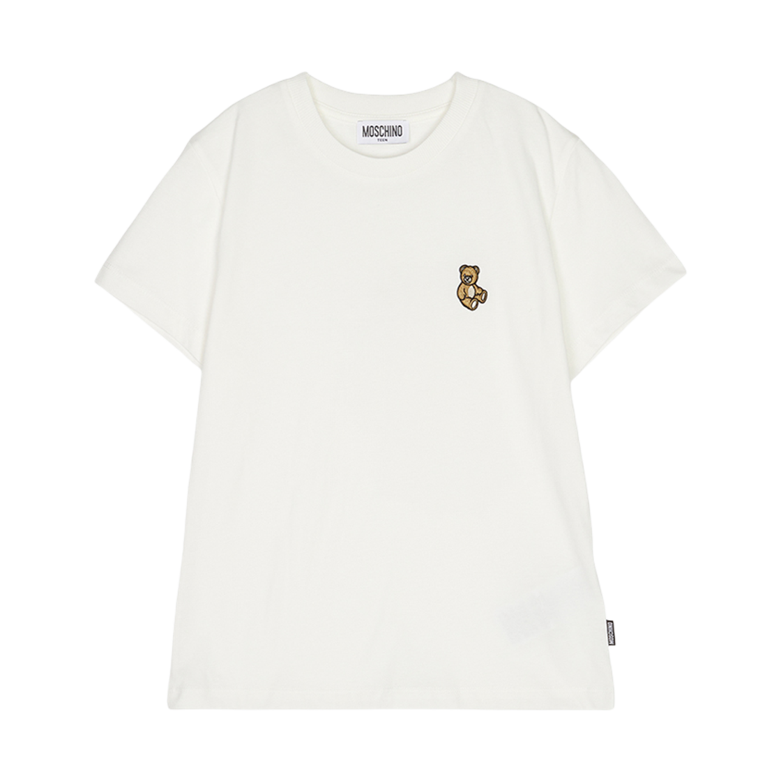 HRM058-LAA10-10063 (Kids) Moschino Short Sleeve T-Shirt White