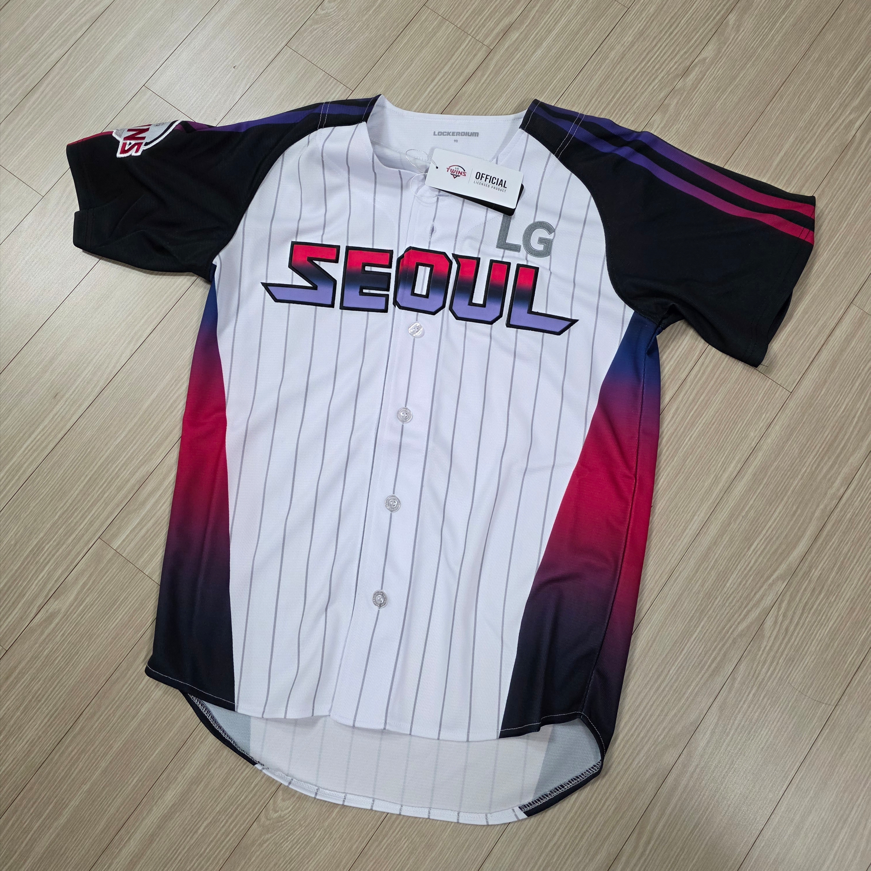 LG TWINS Regular Seoul Night Uniform 착용 스타일