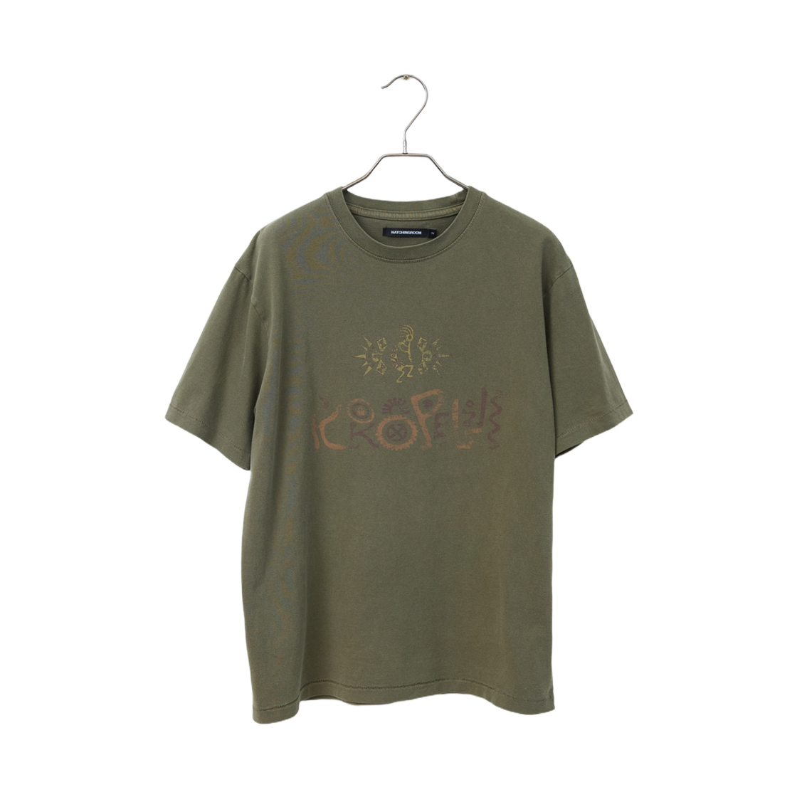 - Hatchingroom x Mascompany Kokopelli T-Shirt Dark Khaki