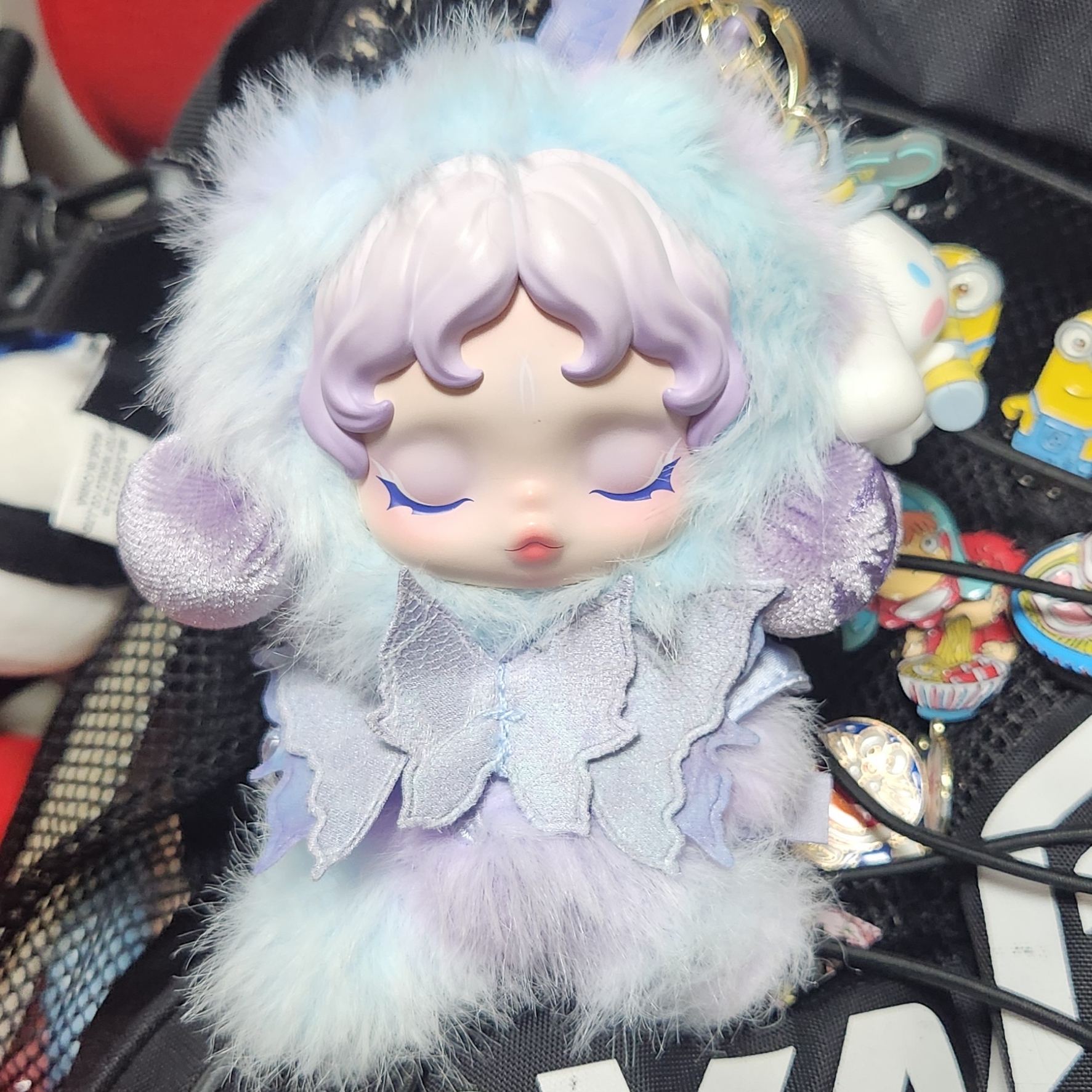Pop Mart Skullpanda Winter Symphony Series Keyring Sealed Case (1 Blind Box), Pop Mart Skullpanda L’Impressionnisme Series Plush Doll (1 Blind Box) 착용 스타일 - 2
