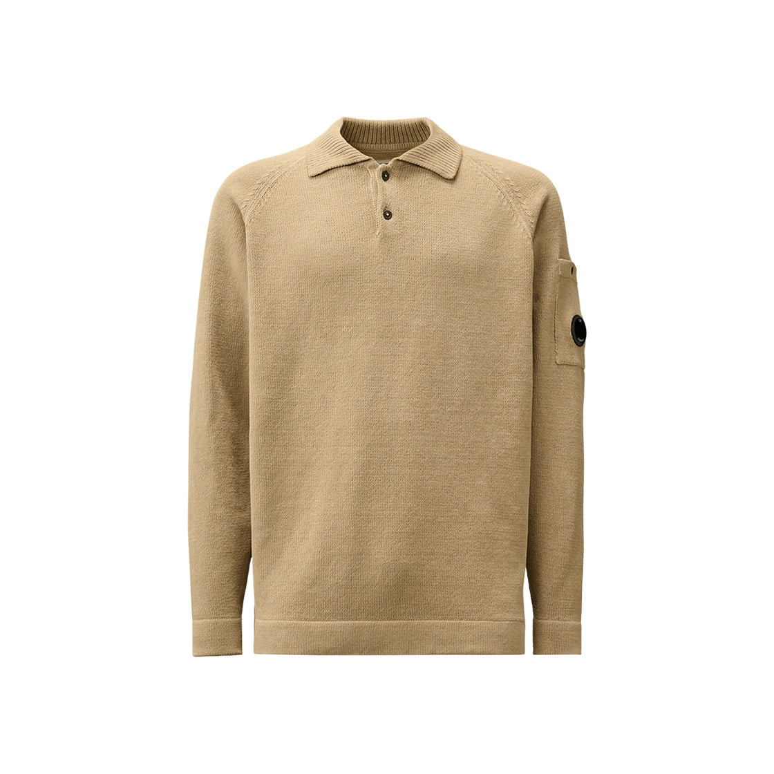 C.P. COMPANY シェニールポロネックニットM 美品】C.P. COMPANY knit top C.P. Company Knit Polo Half Zip