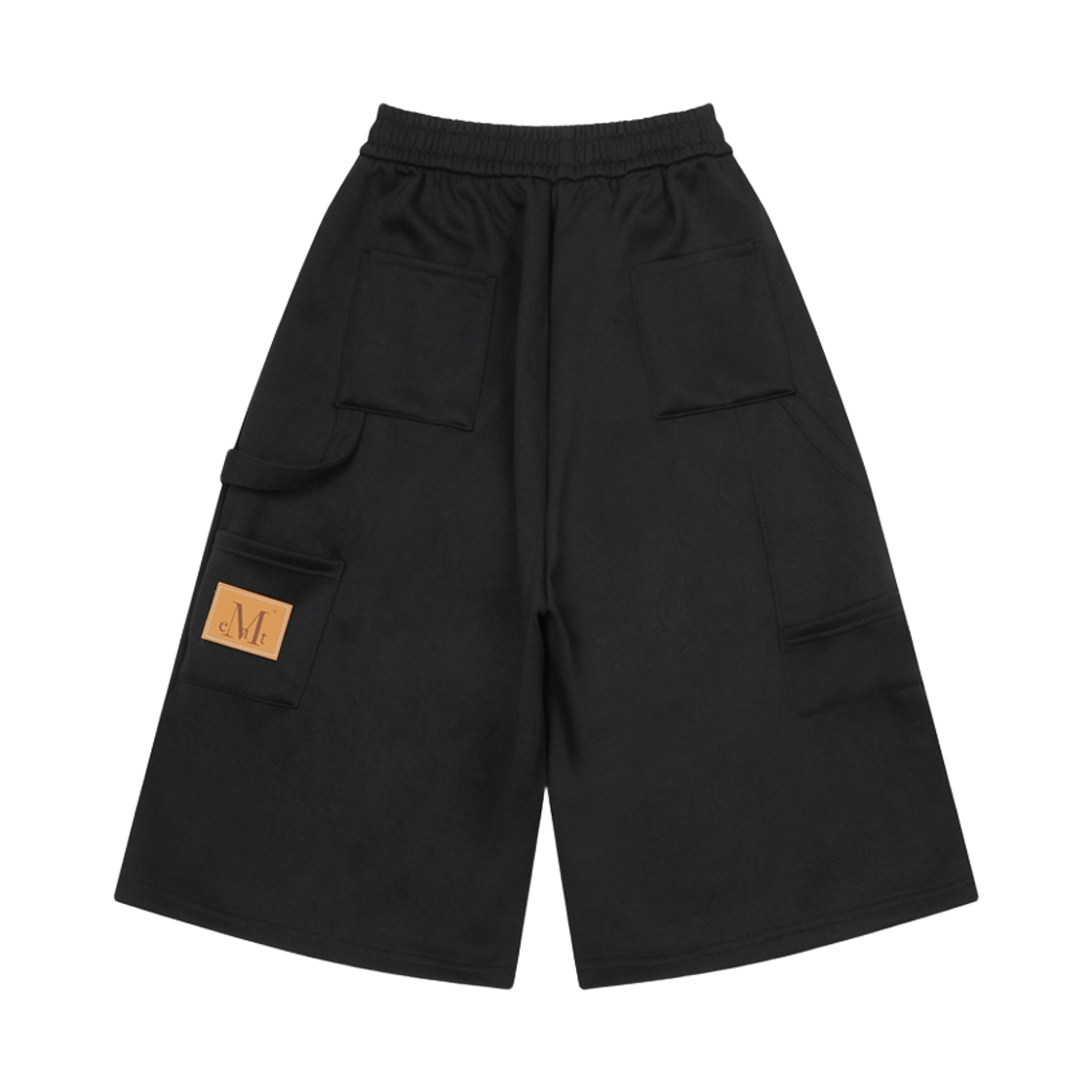 무센트 해머 사이드 포켓 카펜터 스웻 버뮤다 팬츠 남녀공용 블랙(MUCENT Hammer Side Pocket Carpenter Sweat Bermuda Half Pants Unisex Black) - 2