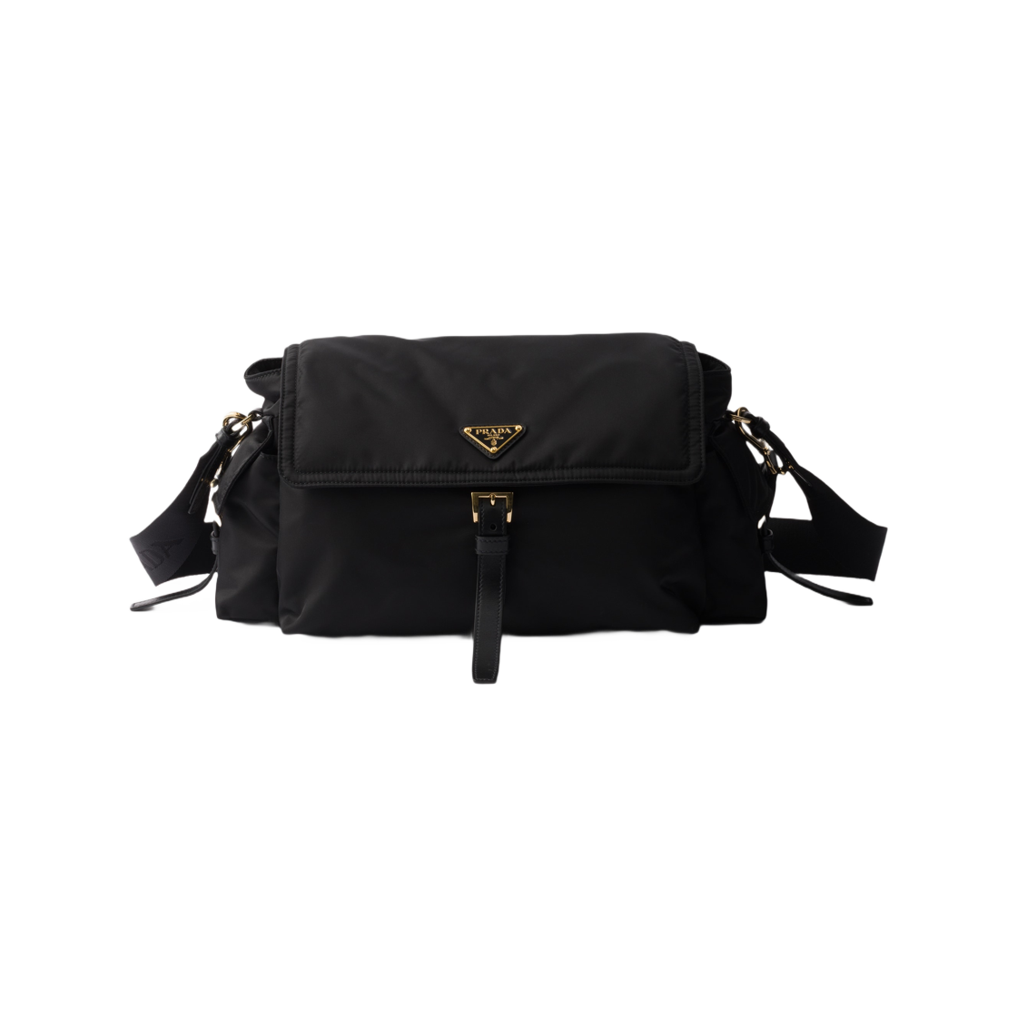 프라다 익스플로어 라지 리나일론 숄더백 블랙(Prada Explore Large Re-Nylon Shoulder Bag Black) - 1
