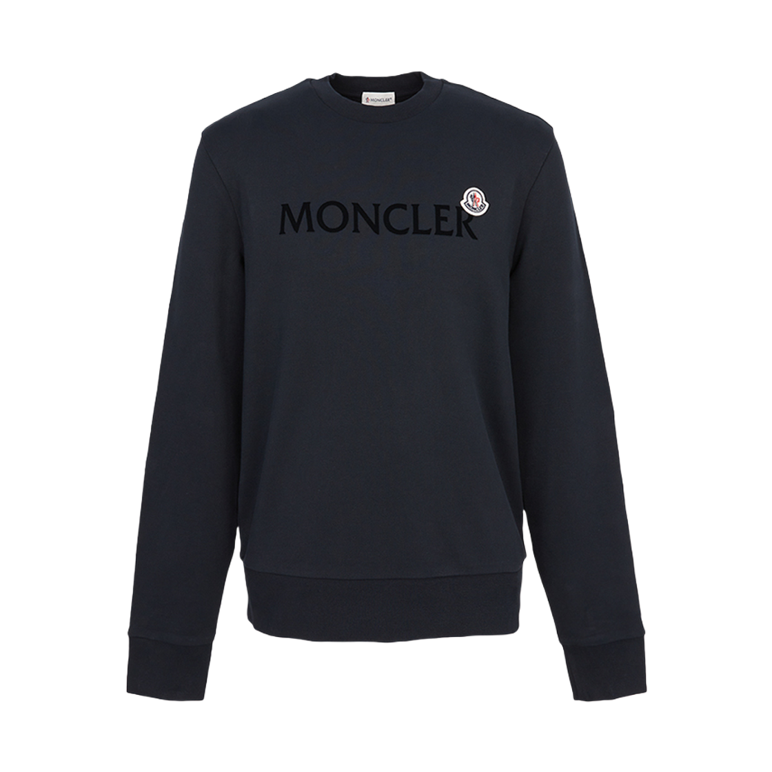 몽클레르 스웨트셔츠 네이비 - 25FW(Moncler Sweatshirt Navy - 25FW) - 1