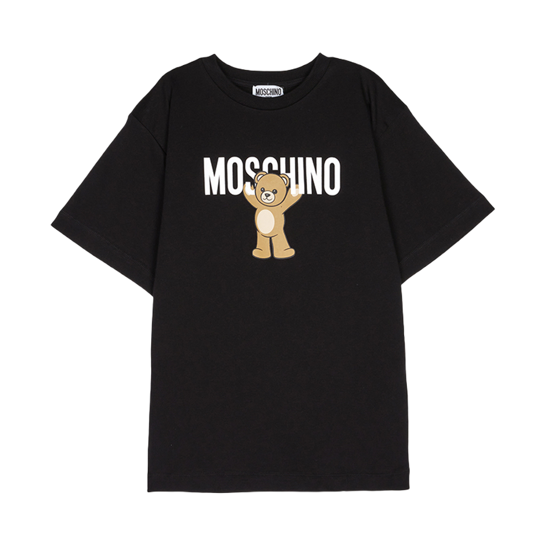 HMM05G-LAA10-60100 (Kids) Moschino Short Sleeve T-Shirt Black