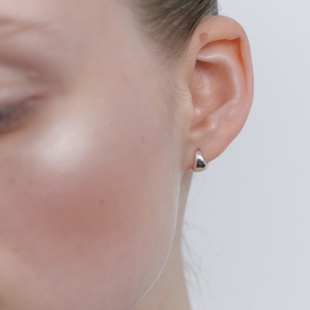 러브미몬스터 [실버] 뉴 미니 콘 링 귀걸이 (S) 실버(lovememonster [Silver] New Mini Cone Ring Earrings (S)  Silver) - 4