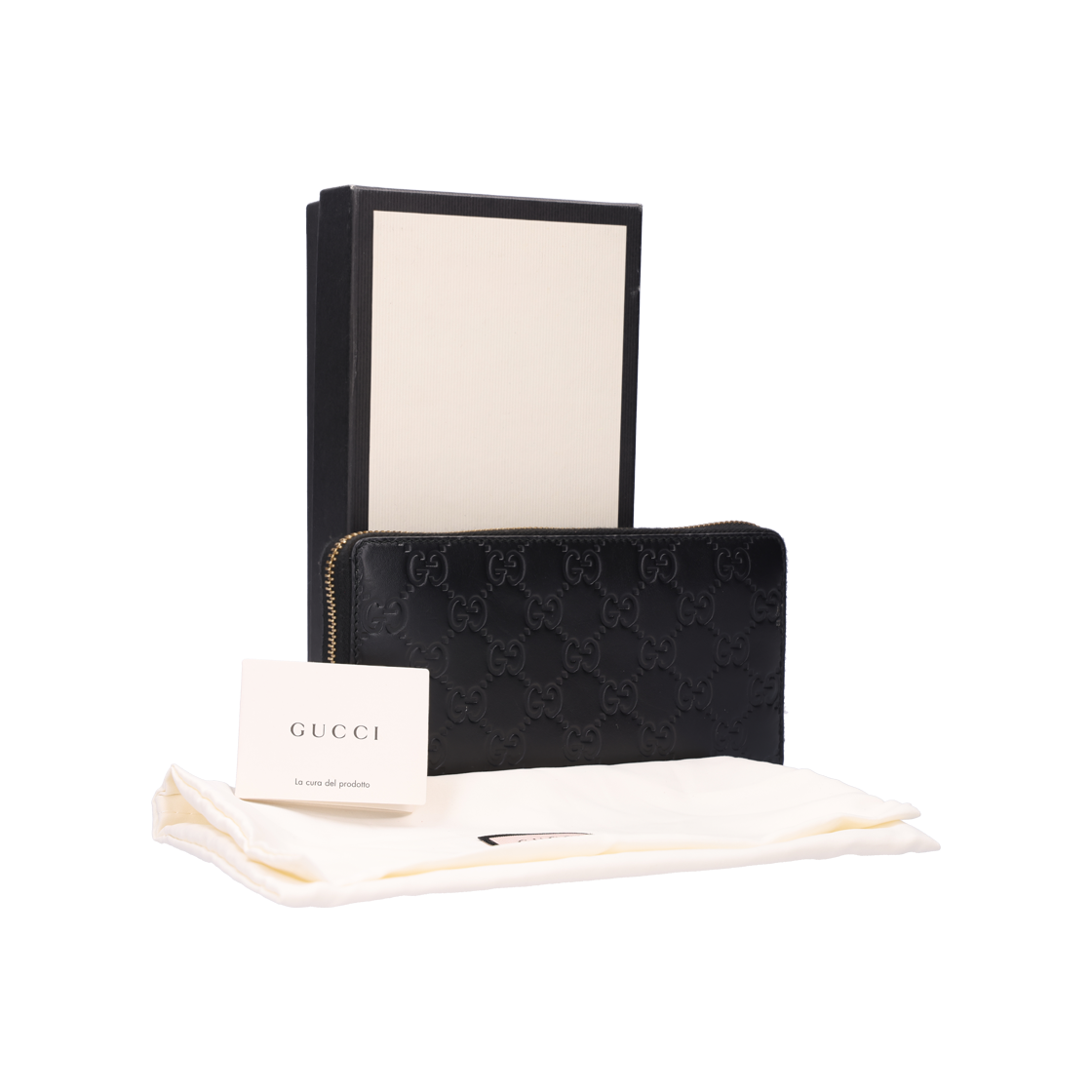 [B등급] 구찌 409342 시마 장지갑 블랙([B등급] Gucci Vintage Shima Long Wallet Black) - 6