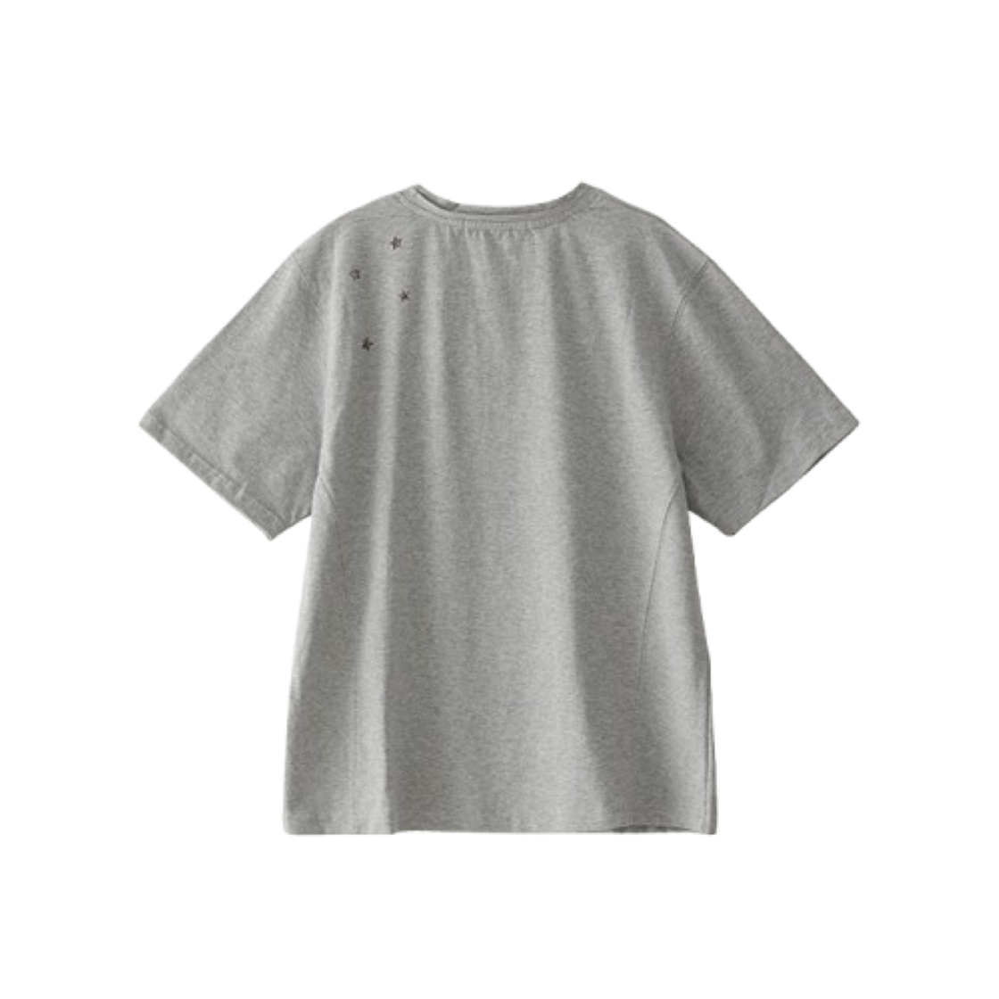 블루 선플라워 빈티지 90s 스타 크롭 반팔 티셔츠 멜란지 그레이(Blue Sunflower Bluesf Vintage 90s Star Crop Tee Melange Grey) - 2