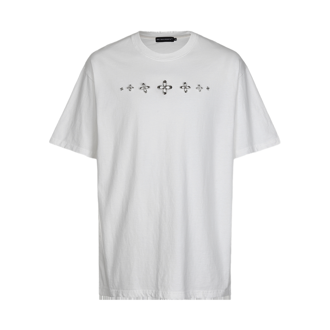 써저리 메탈 클로버 에코 티셔츠 화이트(Surgery Metal Clover Echo T-Shirt White)