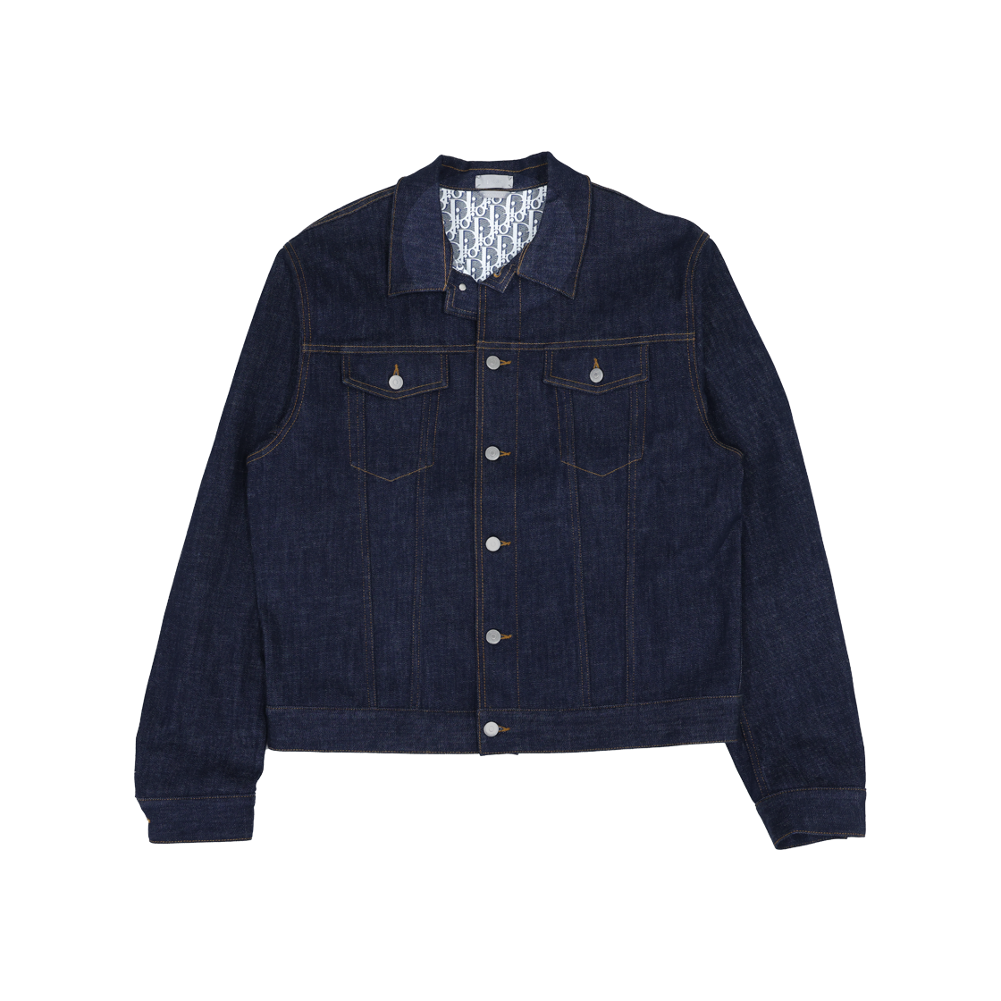 디올 오블리크 로우 코튼 데님 블루종 블루(Dior Oblique Raw Cotton Denim Blouson Blue)