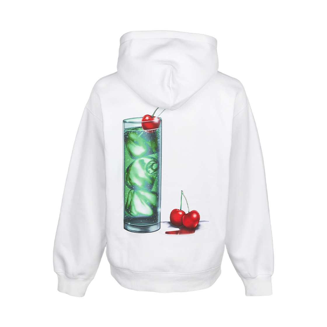 I035191-02-XX Carhartt WIP Jake Garcia Hood Fleece Sweatshirt White