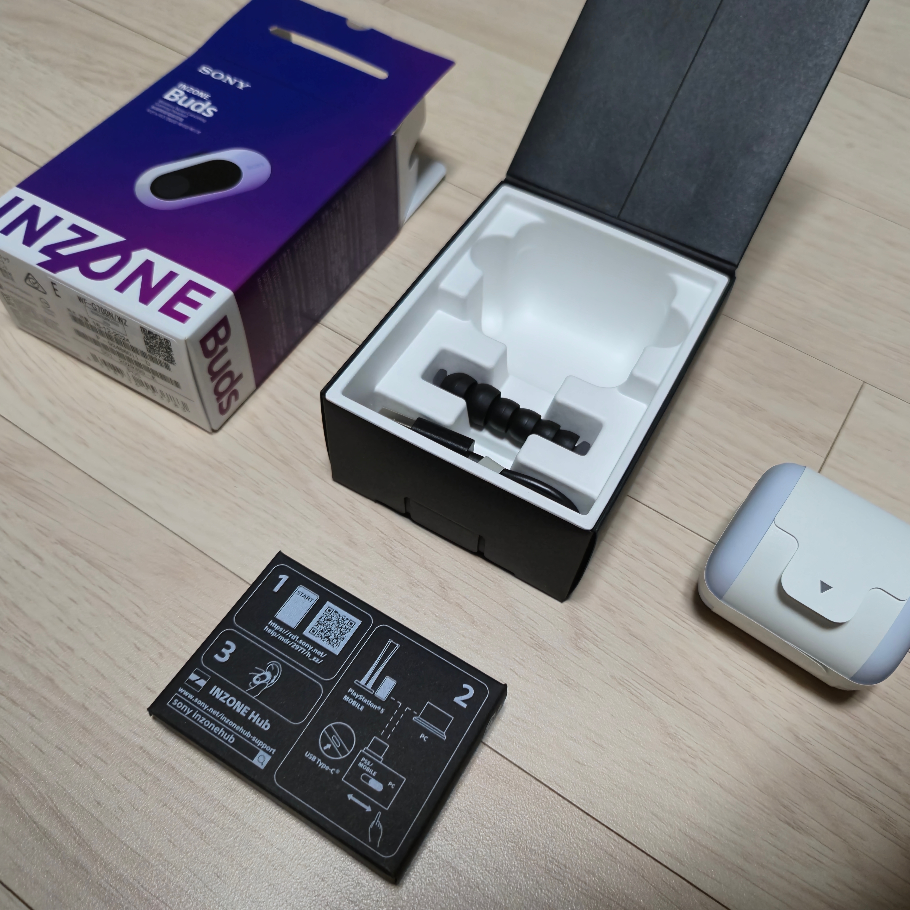 Sony INZONE Buds White (Sony Korea Ver.) 착용 스타일