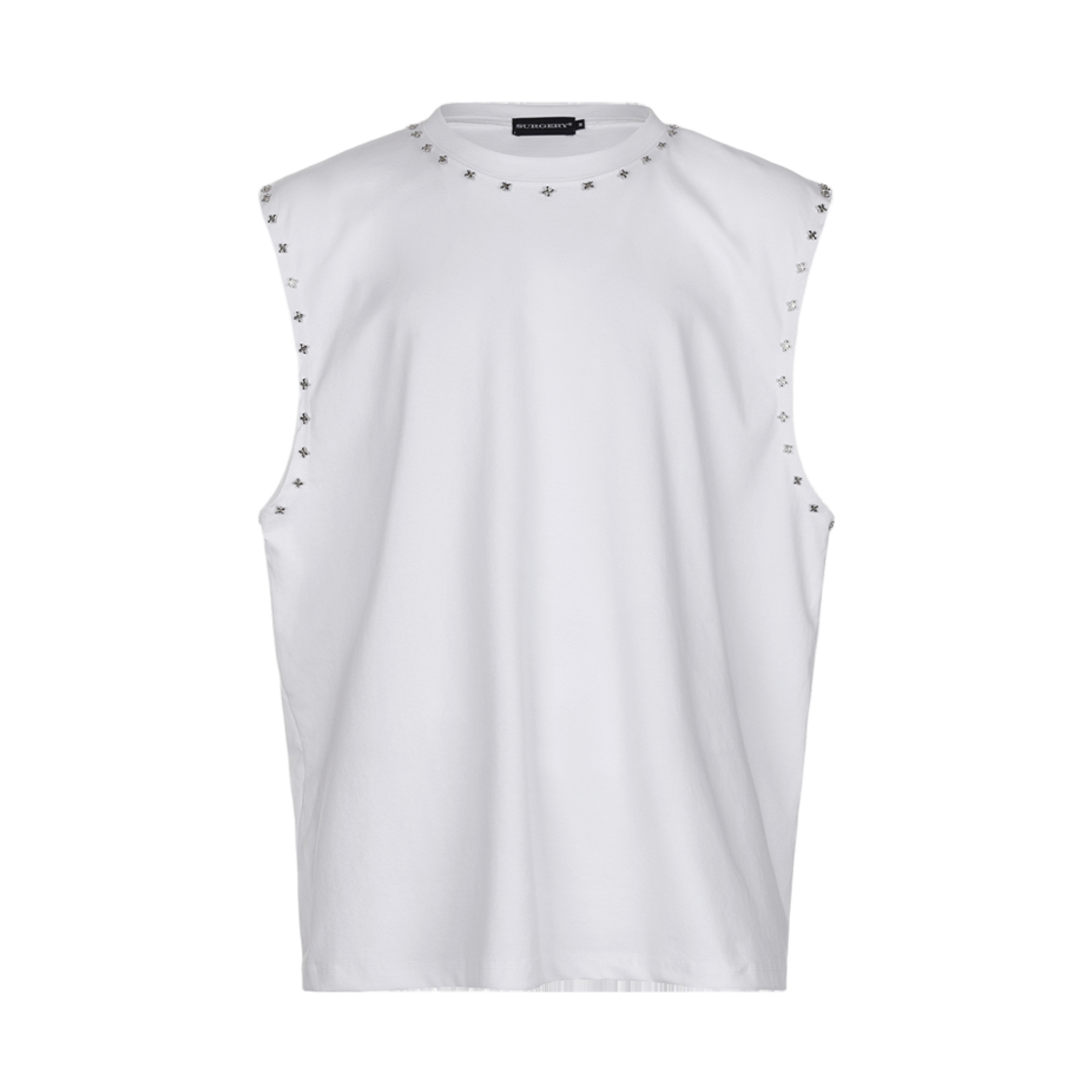 25HSTS09 Surgery Clover Line Sleeveless White