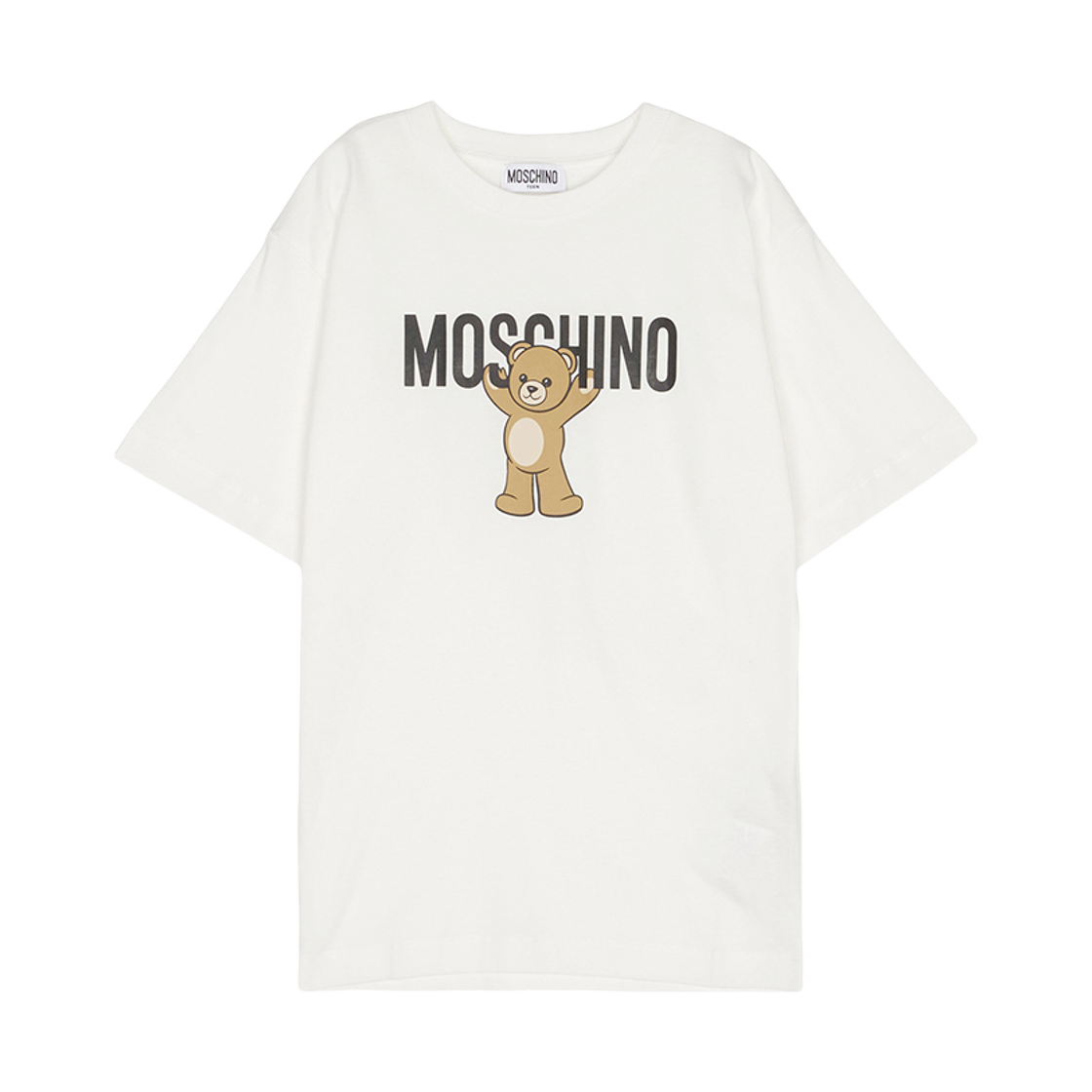 HMM05G-LAA10-10063 (Kids) Moschino Short Sleeve T-Shirt White