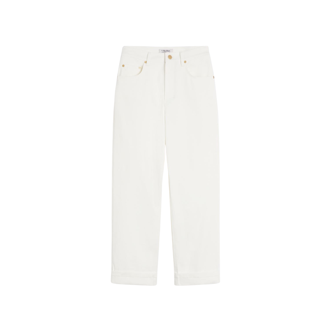 (W) S 막스마라 아탈리아 데님 진 화이트((W) S Max Mara Atalia Denim Jeans White)