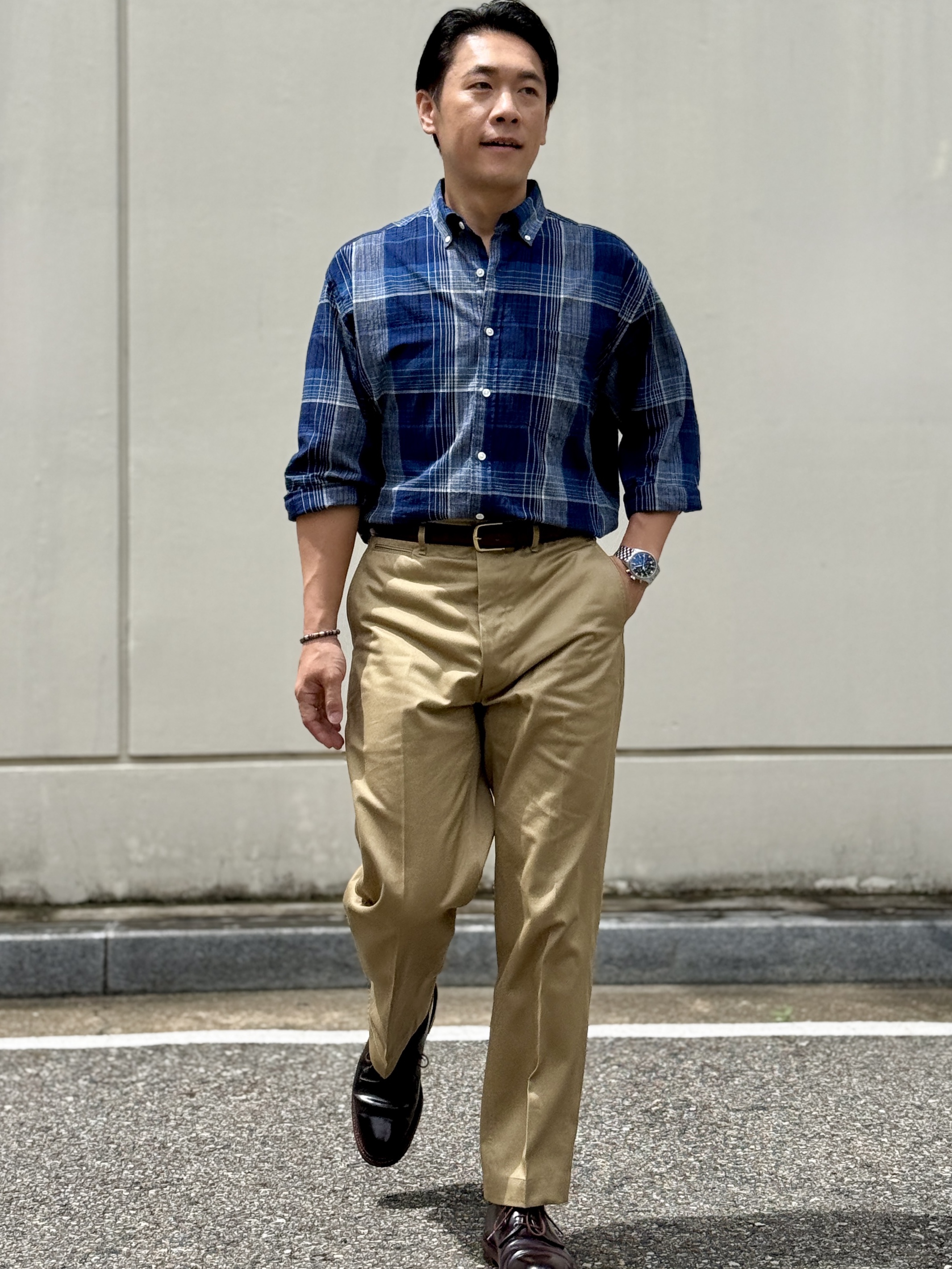 Alden 990 Shell Cordovan Plain Toe Blucher Color 8 - D 착용 스타일 - 4