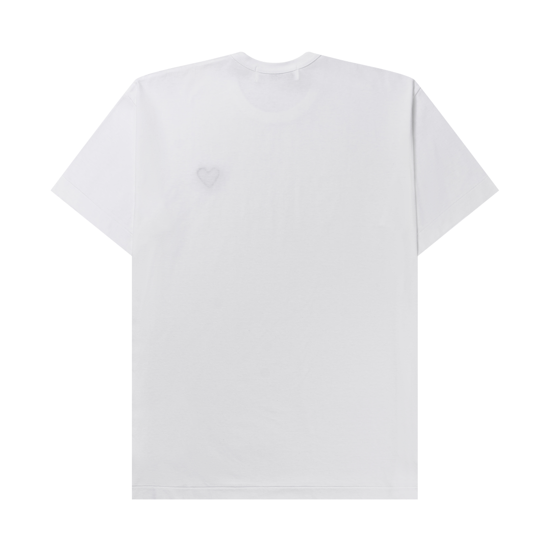 플레이 꼼데가르송 블랙 하트 티셔츠 화이트(Play Comme des Garcons Black Heart T-Shirt White) - 2