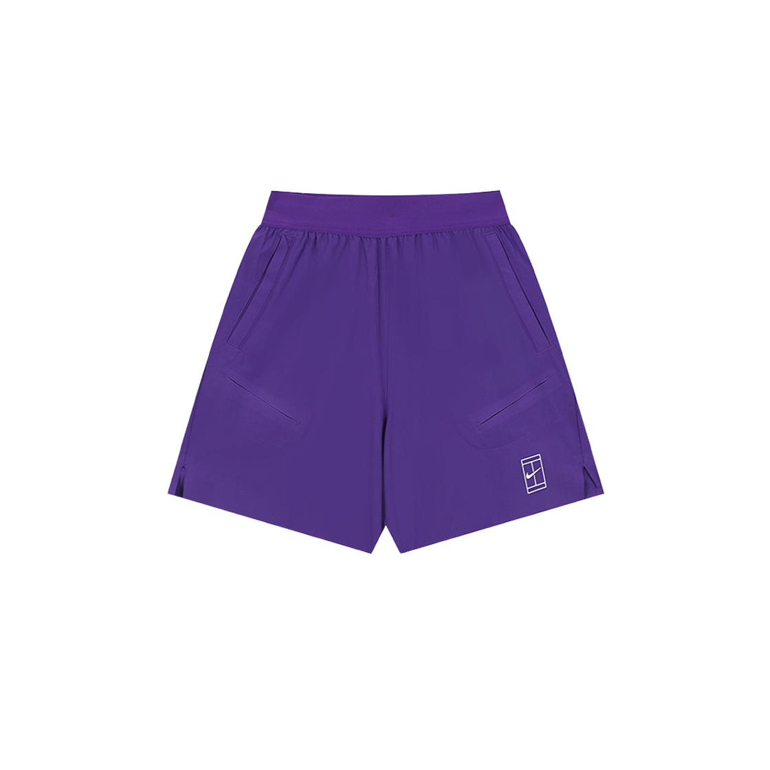 FZ6913-507 Nike Court Advantage Dri-Fit 6 Inch Tennis Shorts Wild Grape White - US/EU