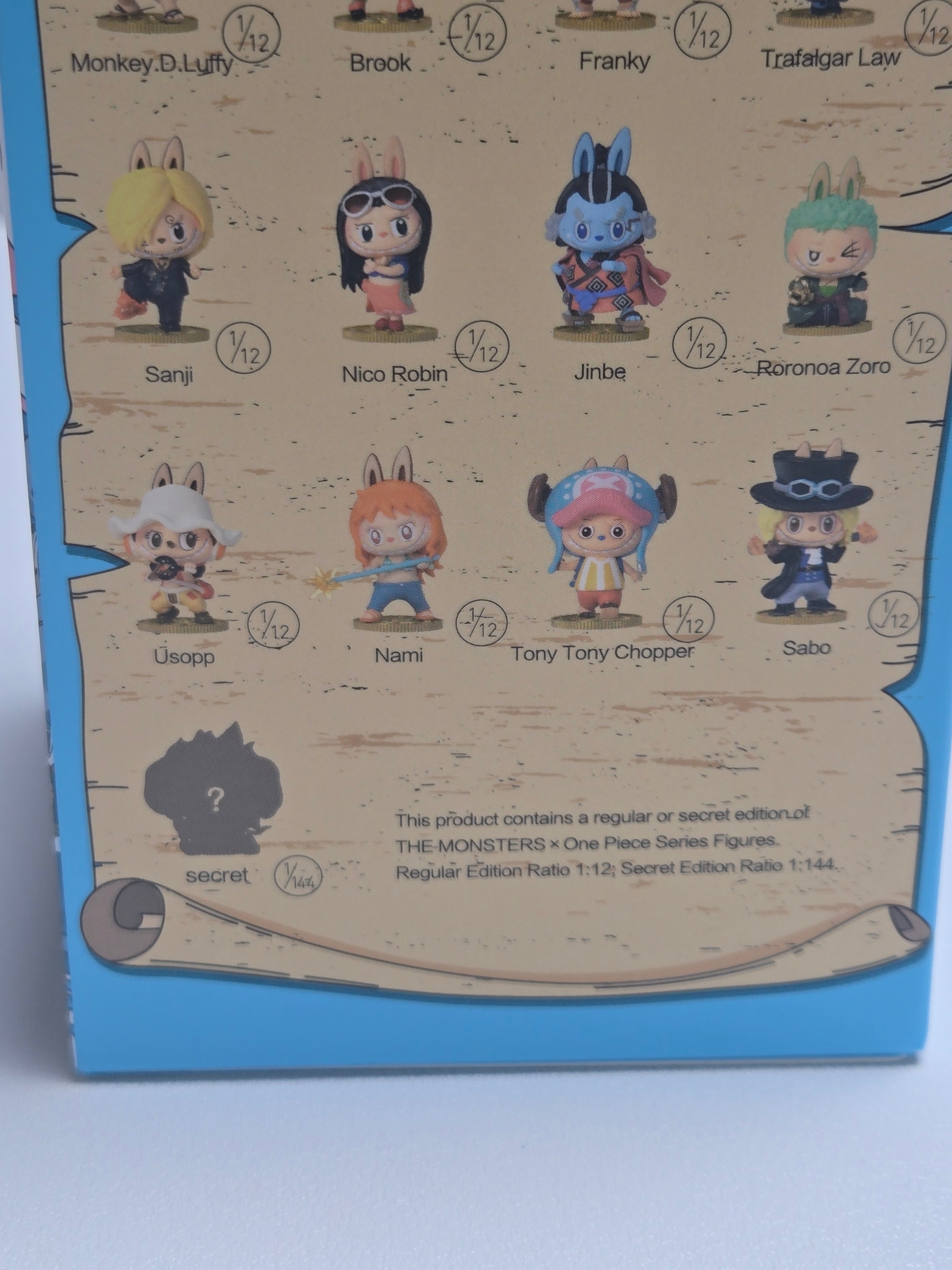 Pop Mart Labubu The Monsters x One Piece Series Figures Sealed Case (1 Blind Box) 착용 스타일 - 2